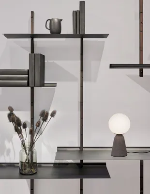 Produktbild von Nova Luce ZERO Tischleuchte G9 Grau 20x10cm 9577010