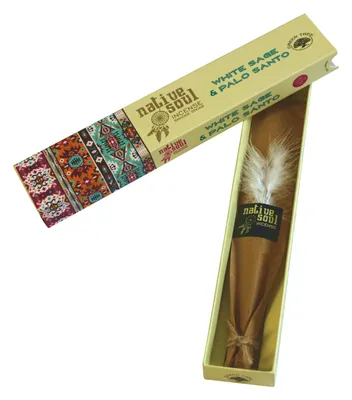 Produktbild von Räucherstäbchen Green Tree Native Soul "White Sage & Palo Santo" 15gr.
