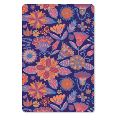 Produktbild von MuchoWow® Mauspad Mousepad Schmetterling - Blumen - Muster 18x27 cm - Mousepads - Maus Mat - Pad - Mausunterlage