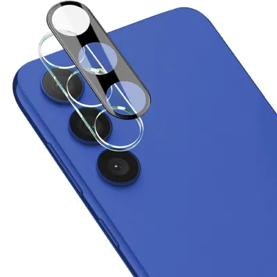 Produktbild von 5x Kamera 9H Panzerhartglas für Samsung Galaxy S23 3D KLAR Schwarzes ECHTES TEMPERED Panzerglas Kameraglas Kamerhartglas Kameraschutzglas Schutzglas Schutzfolie Panzerfolie