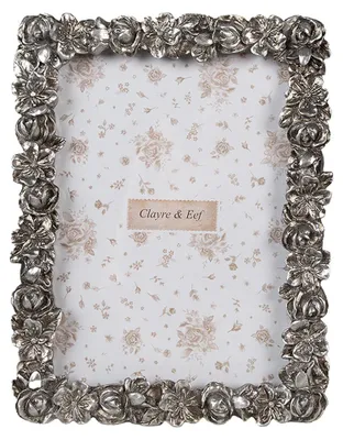 Immagine prodotto di Cornice per foto Clayre & Eef 13x18 cm in plastica color argento