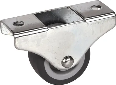 Immagine prodotto di Ruota fissa Parquet (ruota per trasporto) ø 38 mm portata 45 kg grigio zincato