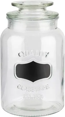 Produktbild von APS 82266 Vorratsglas NOTE, mit Beschriftungsfeld, Ø 11,5 cm, Höhe 19,5 cm, 1,2 Liter