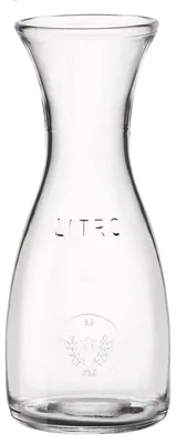 Zdjęcie produktu dla Karafka do wina, szklana, przezroczysta, pojemność 500 ml.