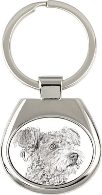 Zdjęcie produktu dla Pumi - brelok do kluczy z psem, breloczek z nadrukiem, personalizowana przywieszka marki Art-Dog