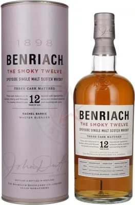 Produktbild von Benriach THE SMOKY TWELVE Single Malt Three Cask Matured 46 %  0,70 lt.