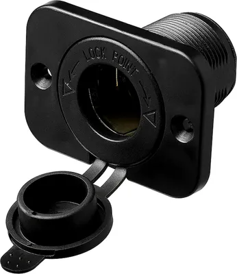 Immagine prodotto di Presa accendisigari da incasso 12V/24V con tappo