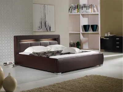 Produktbild von Bett Polster Design Luxus Doppel Hotel Schlafzimmer JVmoebel