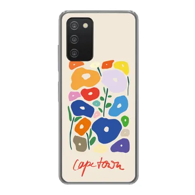 Produktbild von MuchoWow® Handyhülle Schutzhülle Hülle für Samsung galaxy a73 Blume - Abstrakt - Südafrika Silikon Softcase Handy Hülle - Handyhülle