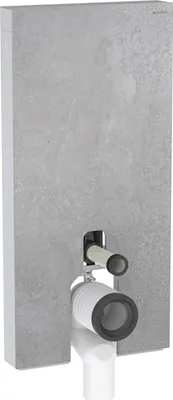 Produktbild von Geberit Monolith PLUS Sanitärmodul für Stand-WC, 101cm, Wasseranschluss seitlich, mit P-Anschlussstutzen, 131.203.JV.7