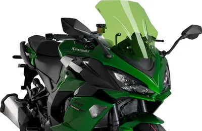 Immagine prodotto di Cupolino PUIG racing verde omologato ABE per Kawasaki ninja sx