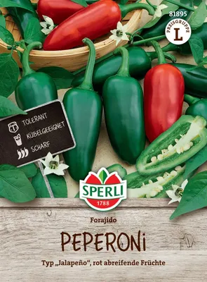 Produktbild von SPERLI Peperonisamen Forajido F1 Capsicum annuum 7 Pflanzen