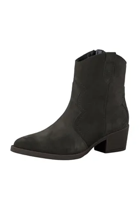 Produktbild von Tamaris Damen Boots mit Absatz Leder Blockabsatz; OLIVE/grün; 37 EU