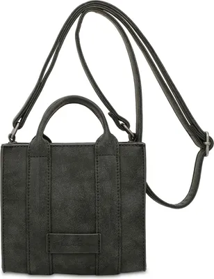 Produktbild von Fritzi aus Preußen Umhängetasche Handtasche Fritzi Square Vintage Crossbody Bag Black Idol schwarz