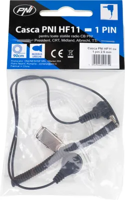 Produktbild von PNI HF11 Kopfhörer mit 1 Pin 2,5 mm, Akustikrohr, für alle Radiosender