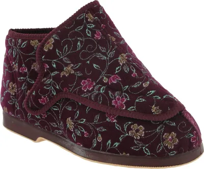 Image de GBS Rhona Pantoufles femme/femme EXTRA LARGE FS126 (36 EU) (Vin rouge)