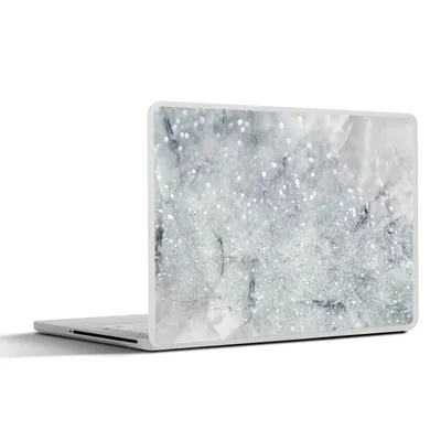 Produktbild von MuchoWow® Laptop Aufkleber Sticker Cover Marmor - Luxus - Glitzer 40x30 cm - Laptop Dekoration - Selbstklebend