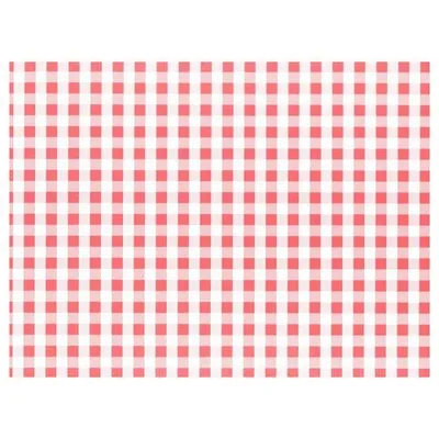 Produktbild von Tischsets, Papier 30 cm x 40 cm rot "Vichy Karo"