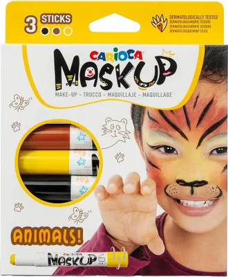 Immagine prodotto di Cararioka -faccia -sopra-animale set di 3 colori