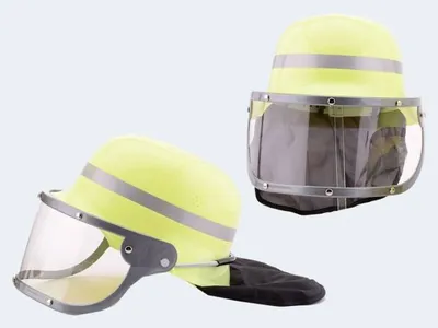 Produktbild von Feuerwehrhelm mit Visier
