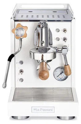 Produktbild von la Pavoni Espressomaschine 1400 W Espresso-Kaffeemaschine Weiß-Matt