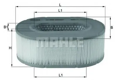 Produktbild von Luftfilter MAHLE LX 2535 Filtereinsatz