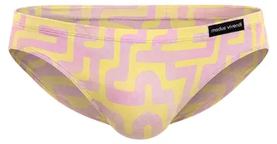 Produktbild von MODUS VIVENDI - Herren Slip Unterwäsche - Labyrinth Bazil Cut Brief Dusty-Pink - 1x Größe M