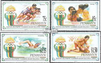 Produktbild von Briefmarken Penrhyn 1992 Mi 527-530 (kompl.Ausg.) postfrisch Olympische Sommerspiele 92
