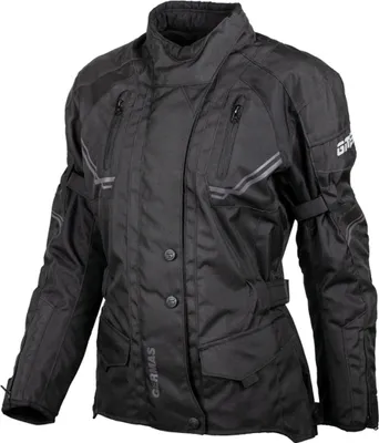 Produktbild von GMS Taylor Damen Motorrad Textiljacke Farbe: Schwarz, Grösse: M
