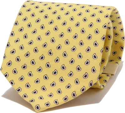 Immagine prodotto di 8719W cravatta uomo TIE RACK GIALLO SFUMATO silk yellow tie men
