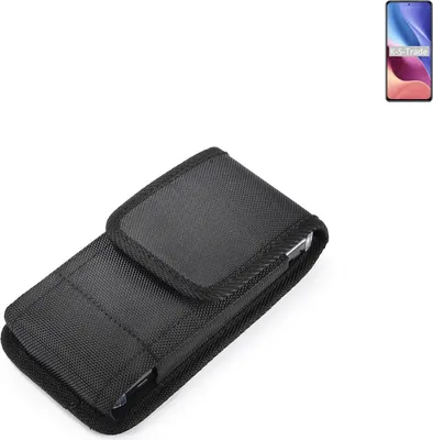 Produktbild von Holster Gürteltasche kompatibel mit Xiaomi Redmi K40 Pro Holster Gürtel Tasche wasserabweisend Handy Hülle Schutz Hülle Outdoor schwarz K-S-Trade