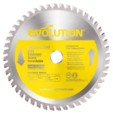 Immagine prodotto di Evo 677187 Disco Acero Inoxidable S185Tct-48Cs - 185Mm 48T