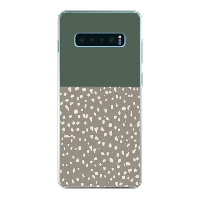 Produktbild von MuchoWow® Handyhülle Schutzhülle Hülle für Samsung Galaxy S10 Lite Polka dot - Grün - Muster Silikon Softcase Handy Hülle - Schutz