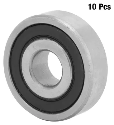 Produktbild von 10 Stück 6200RS Kugellager, Stahl, Tiefnutkugellager, 10 mm
