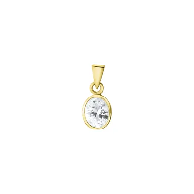 Produktbild von Damen Anhänger 375 Gold Zirkonia