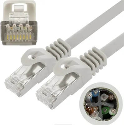 Obrázek produktu pro UTP Patch Kabel Neku 2x RJ45 CAT6 0,5m, šedý