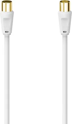 Immagine prodotto di Cavo antenna, connettore coassiale maschio - connettore coassiale femmina, placcato oro, 3 m, 100 dB, b