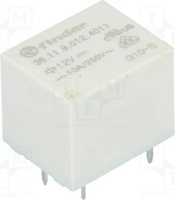 Produktbild von 1x Relais: elektromagnetisch  USpule : 12VDC 10A/250VAC  15A 36.11.9.012.4011 Elek
