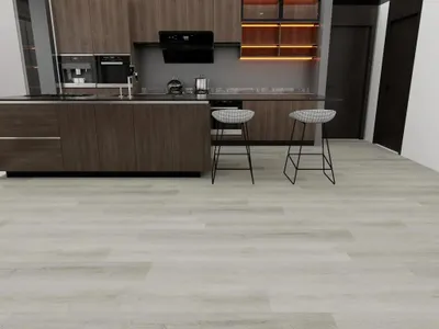Produktbild von HPFloor | 2,196 m² | Braun 4,5 mm Vinylboden Landhausdiele, SPC Klickboden Eiche Infusion, wasserfest für Feuchträume, mit Trittschalldämmung, für Fußbodenheizung, Rigid Vinyl
