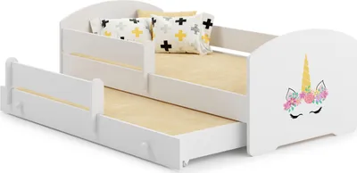 Obrázek produktu pro Manželská postel Luk 160x80 - Jednorožec roh