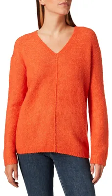 Image de Camel Active, pull pour femmes, référence 3095076K61, couleur orange brûlé, taille 2XL