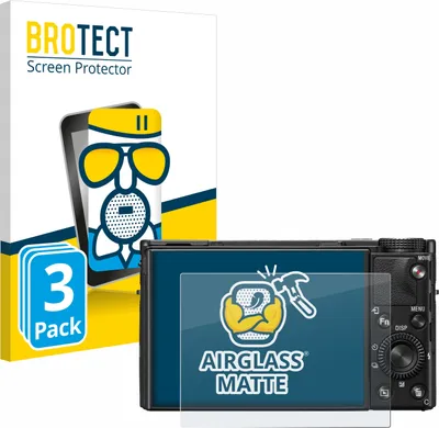 Produktbild von 3x BROTECT Entspiegelungs Schutzglas für Sony Cyber-Shot DSC-RX100 VII / VIIA Schutzfolie Panzer Folie Glas Display Schutz matt