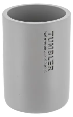 Produktbild von Zahnbürstenbecher aus Polyresin, minimalistisch, Ø 7,5 cm, H 10,7 cm