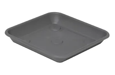 Obrázek produktu pro PLASTECNIC S.p.a. Podmiska OMNIA TERRAE antracit hranatá  30x30cm