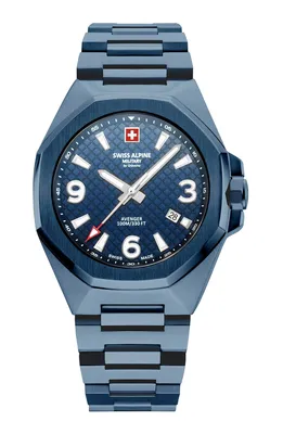 Produktbild von Swiss Alpine Military Herren Uhr Analog Quarz 7005.1195SAM Edelstahl
