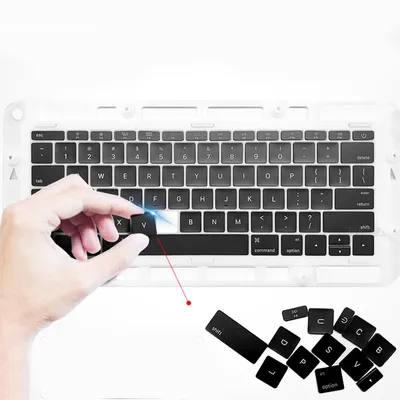 Produktbild von 1 Set deutsche Tastatur Tasten Kappen Keycap für Macbook Pro Retina 13" A1708 2016 2017
