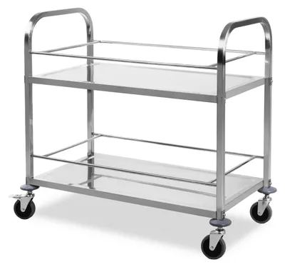 Produktbild von HCB Servierwagen - 2 Schichten - 95 cm - Edelstahl - 8664