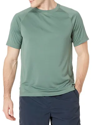 Produktbild von A. Essentials Herren Rashguard Kurzarm UPF 50+ UV-Schutz Schwimm-Shirt Schnelltr