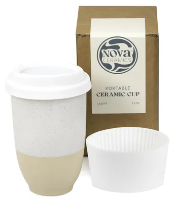Produktbild von Wiederverwendbare Reisebecher für Kaffee mit Deckel
