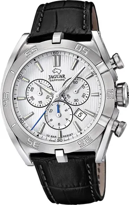 Produktbild von Jaguar Leder Herren Uhr Chronograph Elegant Luxus schwarz Executive D2UJ857/A